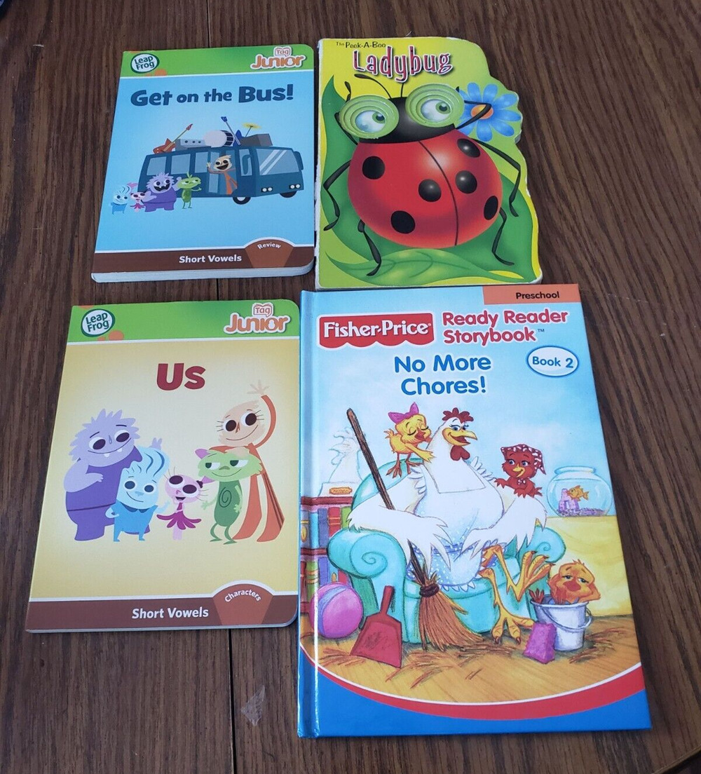 Lot of 4 Early Learning Children's Picture Books